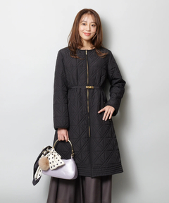 JUSGLITTY(ジャスグリッティー) |キルティング中綿ミドルコート