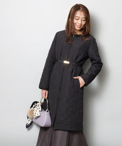 JUSGLITTY(ジャスグリッティー) |キルティング中綿ミドルコート