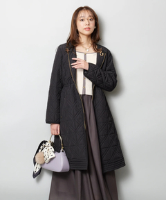 JUSGLITTY(ジャスグリッティー) |キルティング中綿ミドルコート