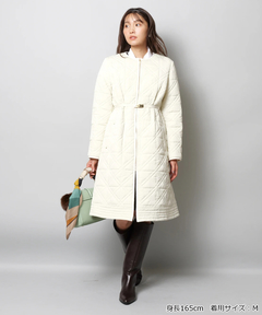 JUSGLITTY(ジャスグリッティー) |キルティング中綿ミドルコート