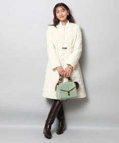 JUSGLITTY(ジャスグリッティー) |キルティング中綿ミドルコート