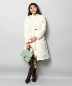JUSGLITTY(ジャスグリッティー) |キルティング中綿ミドルコート