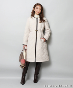 JUSGLITTY(ジャスグリッティー) |キルティング中綿ミドルコート