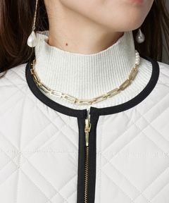 JUSGLITTY(ジャスグリッティー) |キルティング中綿ミドルコート