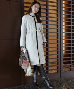 JUSGLITTY(ジャスグリッティー) |キルティング中綿ミドルコート