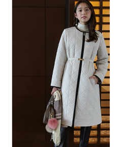 JUSGLITTY(ジャスグリッティー) |キルティング中綿ミドルコート