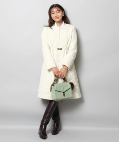 JUSGLITTY(ジャスグリッティー) |キルティング中綿ミドルコート