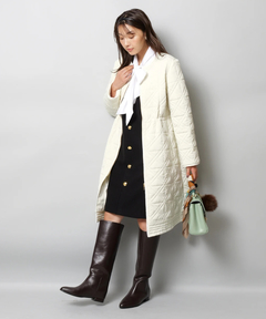 JUSGLITTY(ジャスグリッティー) |キルティング中綿ミドルコート