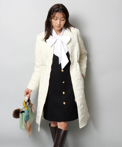 JUSGLITTY(ジャスグリッティー) |キルティング中綿ミドルコート