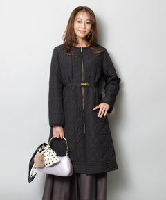 JUSGLITTY(ジャスグリッティー) |キルティング中綿ミドルコート