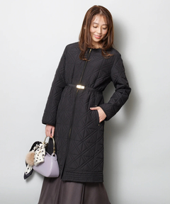 JUSGLITTY(ジャスグリッティー) |キルティング中綿ミドルコート