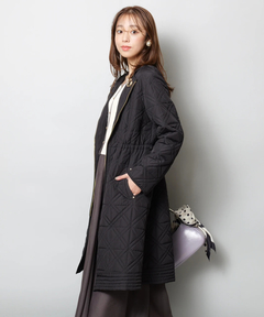 JUSGLITTY(ジャスグリッティー) |キルティング中綿ミドルコート