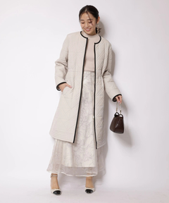 JUSGLITTY(ジャスグリッティー) |キルティング中綿ミドルコート