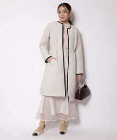 JUSGLITTY(ジャスグリッティー) |キルティング中綿ミドルコート