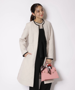 JUSGLITTY(ジャスグリッティー) |キルティング中綿ミドルコート