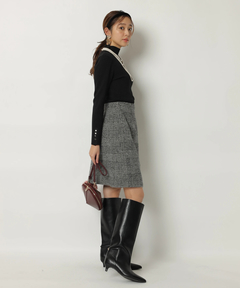 JUSGLITTY(ジャスグリッティー) |サイドベルトミニスカート