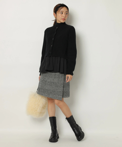 JUSGLITTY(ジャスグリッティー) |サイドベルトミニスカート