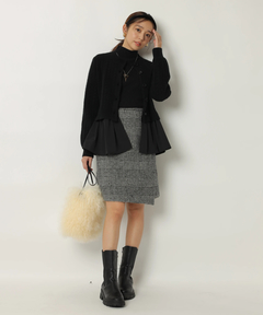 JUSGLITTY(ジャスグリッティー) |サイドベルトミニスカート