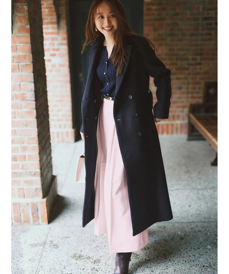 ポイントベルト付ロングコート | コート | JUSGLITTY（ジャス