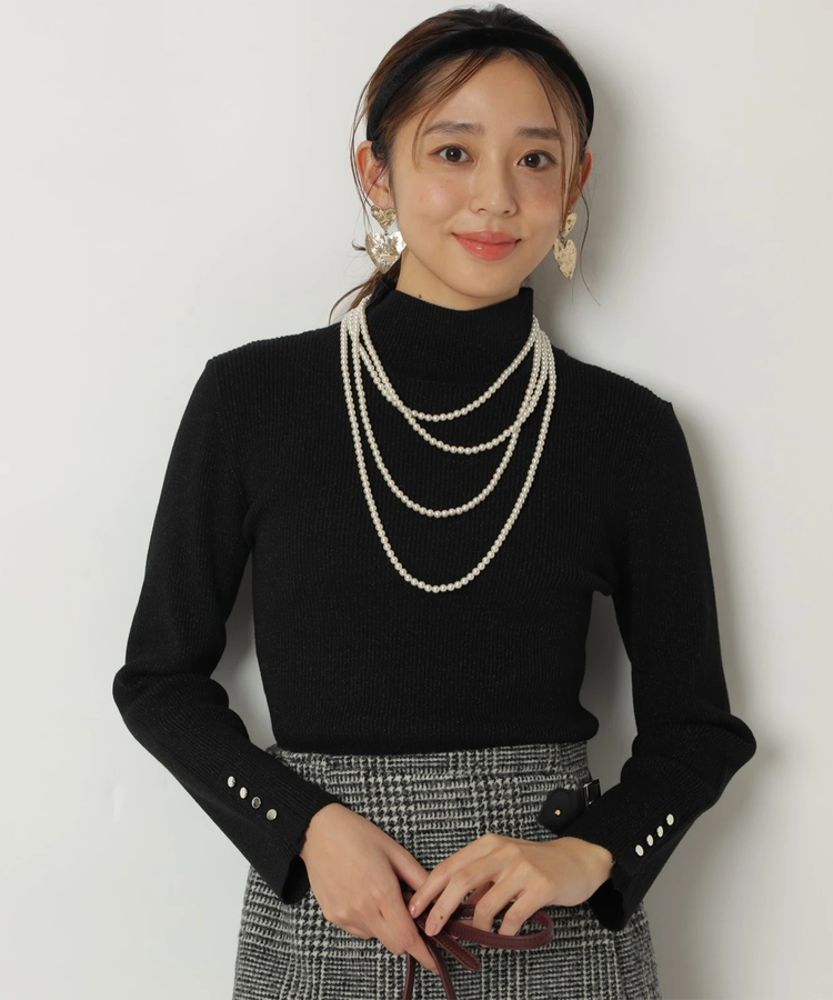 ハイネックラメリブニット | ニット | JUSGLITTY（ジャス