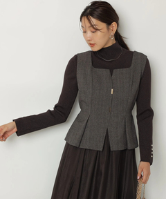 JUSGLITTY(ジャスグリッティー) |ハイネックラメリブニット