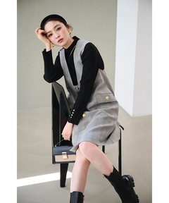 JUSGLITTY(ジャスグリッティー) |ハイネックラメリブニット