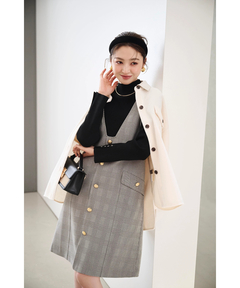 JUSGLITTY(ジャスグリッティー) |ハイネックラメリブニット