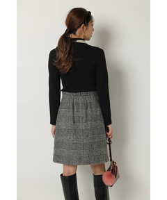 JUSGLITTY(ジャスグリッティー) |ハイネックラメリブニット