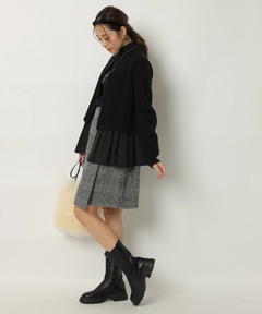 JUSGLITTY(ジャスグリッティー) |ハイネックラメリブニット