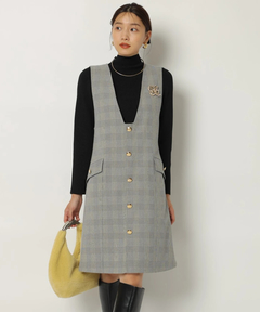 JUSGLITTY(ジャスグリッティー) |ハイネックラメリブニット