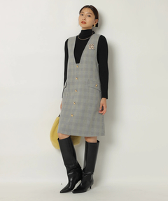 JUSGLITTY(ジャスグリッティー) |ハイネックラメリブニット