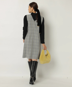 JUSGLITTY(ジャスグリッティー) |ハイネックラメリブニット