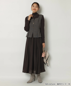 JUSGLITTY(ジャスグリッティー) |ハイネックラメリブニット