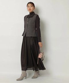 JUSGLITTY(ジャスグリッティー) |ハイネックラメリブニット