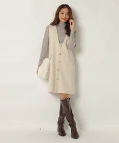 JUSGLITTY(ジャスグリッティー) |ハイネックラメリブニット