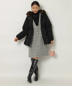 JUSGLITTY(ジャスグリッティー) |ハイネックラメリブニット