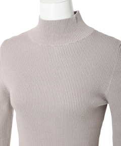 JUSGLITTY(ジャスグリッティー) |ハイネックラメリブニット