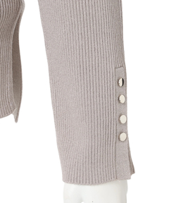 JUSGLITTY(ジャスグリッティー) |ハイネックラメリブニット