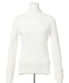 JUSGLITTY(ジャスグリッティー) |ハイネックラメリブニット