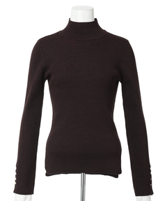 JUSGLITTY(ジャスグリッティー) |ハイネックラメリブニット