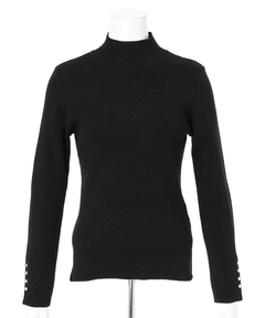 JUSGLITTY(ジャスグリッティー) |ハイネックラメリブニット