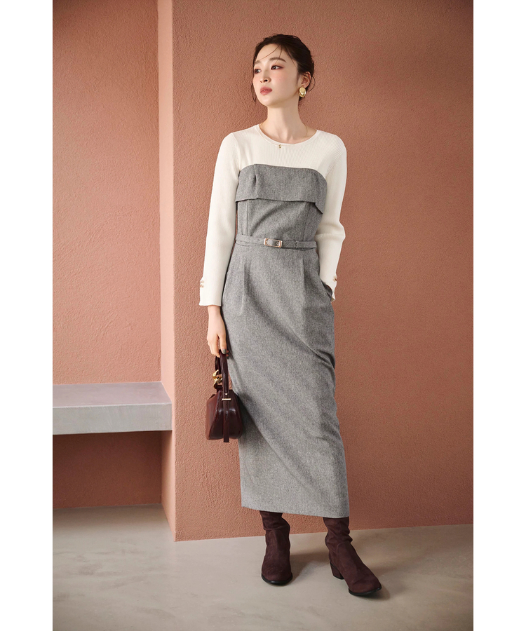 ベアドッキングワンピース | ワンピース | JUSGLITTY(ジャス ベアドッキングワンピース | ワンピース | JUSGLITTY(ジャス