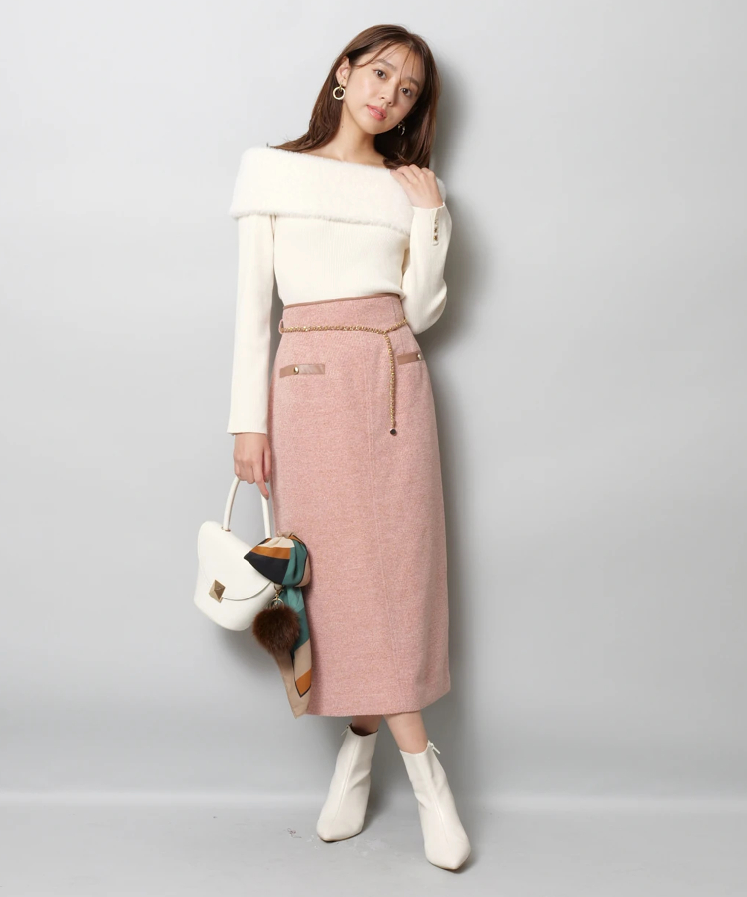 有楽町マルイ限定》チェーンベルト付タイトスカート | スカート