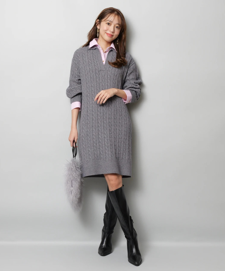 レイヤードケーブルミニワンピース | ワンピース | JUSGLITTY（ジャス