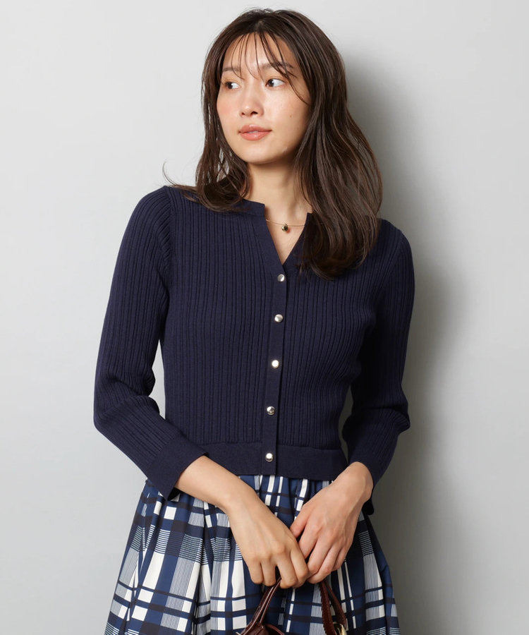 Arpege storyルミネ横浜限定】長袖チェックスカートドッキング