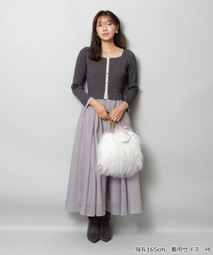 JUSGLITTY(ジャスグリッティー) |スクエアカーデドッキングワンピース