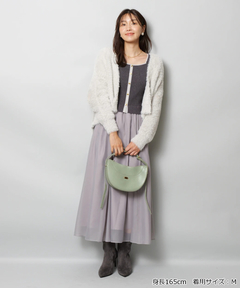 JUSGLITTY(ジャスグリッティー) |スクエアカーデドッキングワンピース