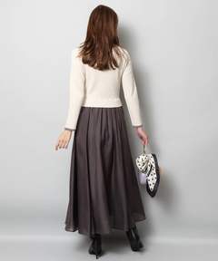 JUSGLITTY(ジャスグリッティー) |スクエアカーデドッキングワンピース