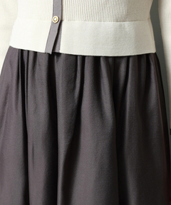 JUSGLITTY(ジャスグリッティー) |スクエアカーデドッキングワンピース