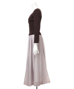 JUSGLITTY(ジャスグリッティー) |スクエアカーデドッキングワンピース